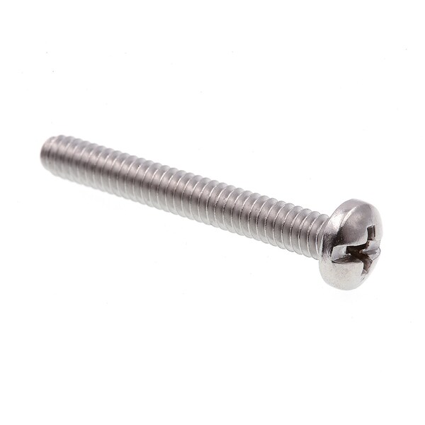 Prime-Line Machine Screw, Pan Head, Phil/Sltd Comb No. 10-24 X 1-1/2in 18-8 Stainless Steel 25PK 9009136 - main
